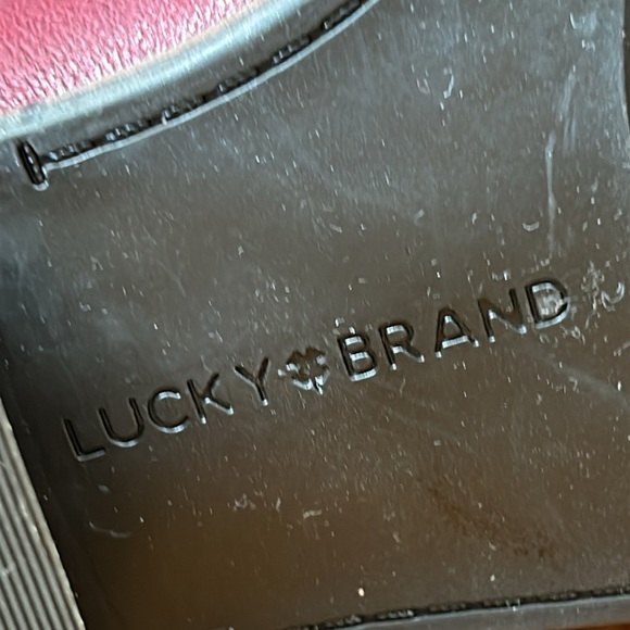 Lucky Brand maroon Fausst style leather booties. Size 6. Great condition. - Picture 10 of 11